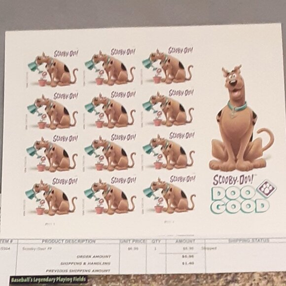 USPS Stamps * Baseball Stadium & Scooby Doo Panes * Superman * Postcard Train - Picture 4 of 16